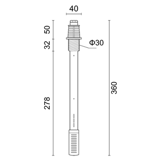 BAF360(ABS)BAF排水帽 产品图