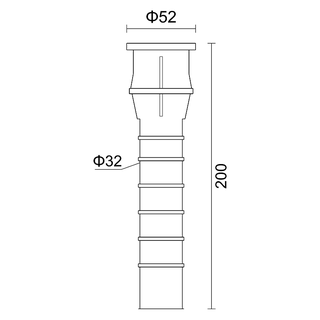 YMJ200(ABS)滤头预埋件 产品图