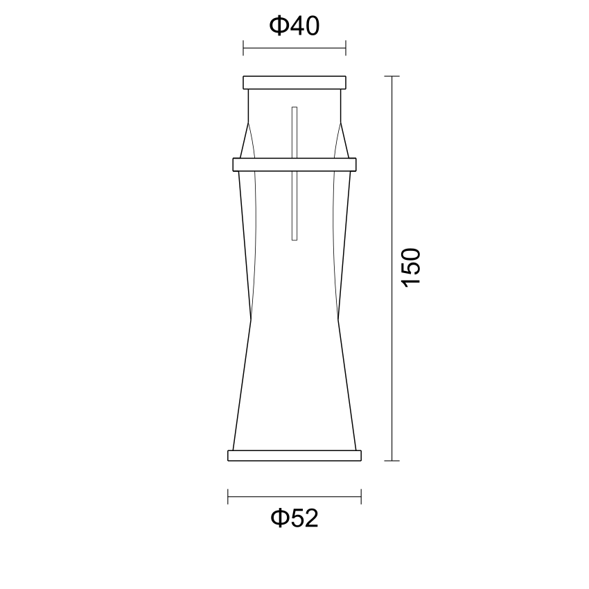 YMJ15030（ABS）滤头预埋件 产品图